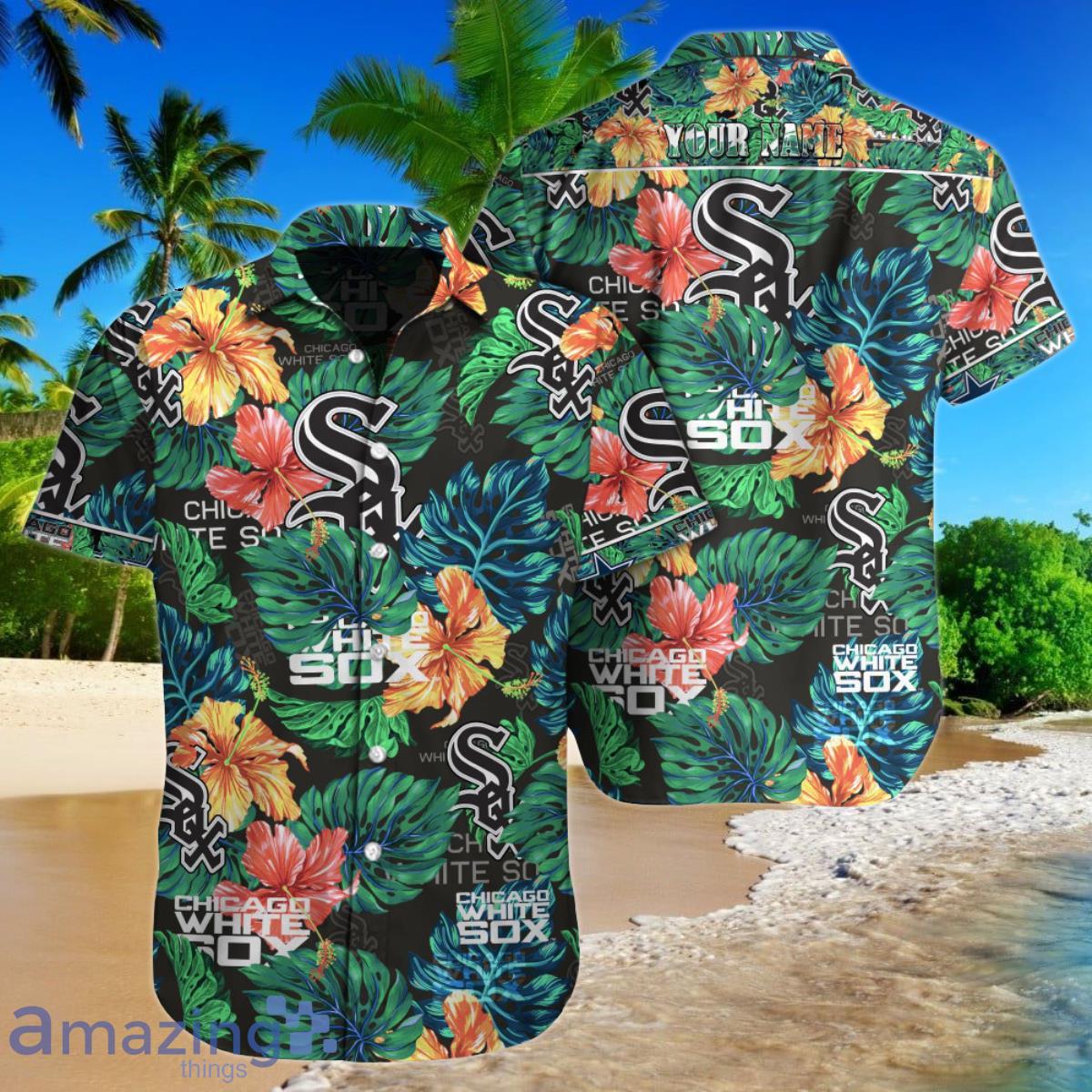 Chicago White Sox MLB Custom Name Hawaiian Shirt For Men Women
