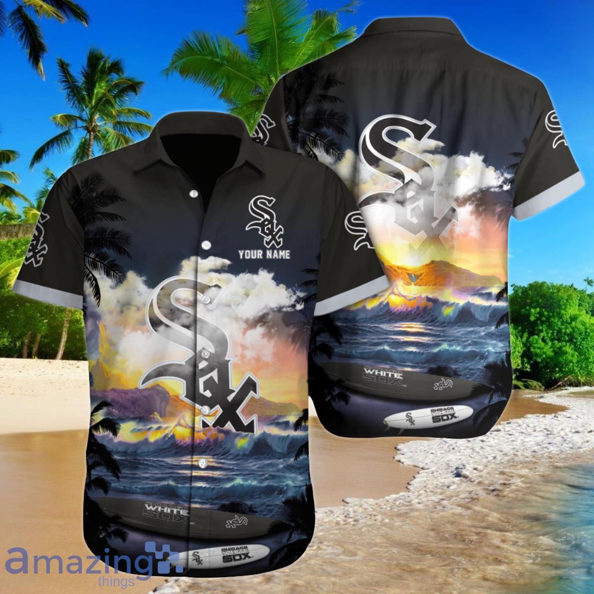 Chicago White Sox MLB Custom Name Hawaiian Shirt For Men Women Gift For Fans