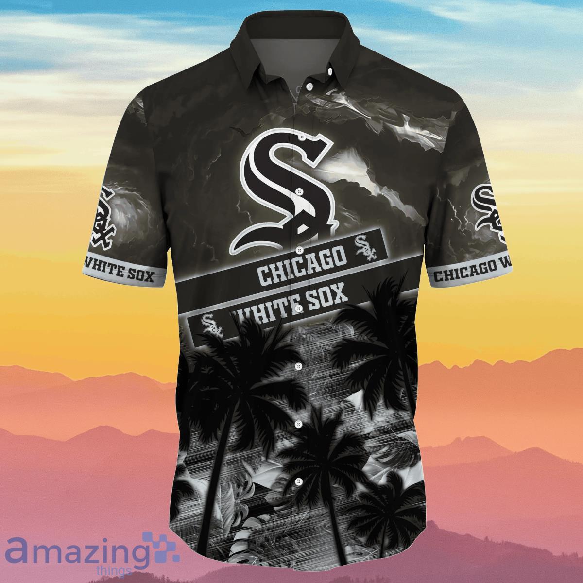 Chicago White Sox MLB Flower Hawaiian Shirt Ideal Gift For Real Fans image Chicago White Sox MLB Flower Hawaiian Shirt Ideal Gift For Real Fans Product Photo 2