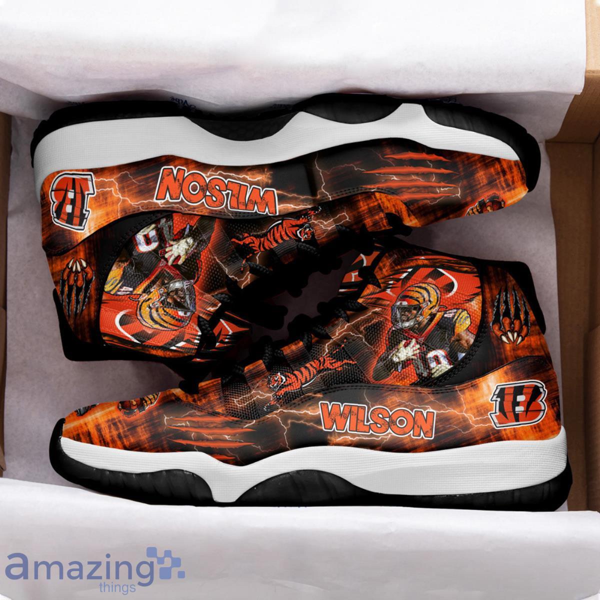 Cincinnati Bengals Brandon Wilson Air Jordan 11 Shoes For Men Women Product Photo 2