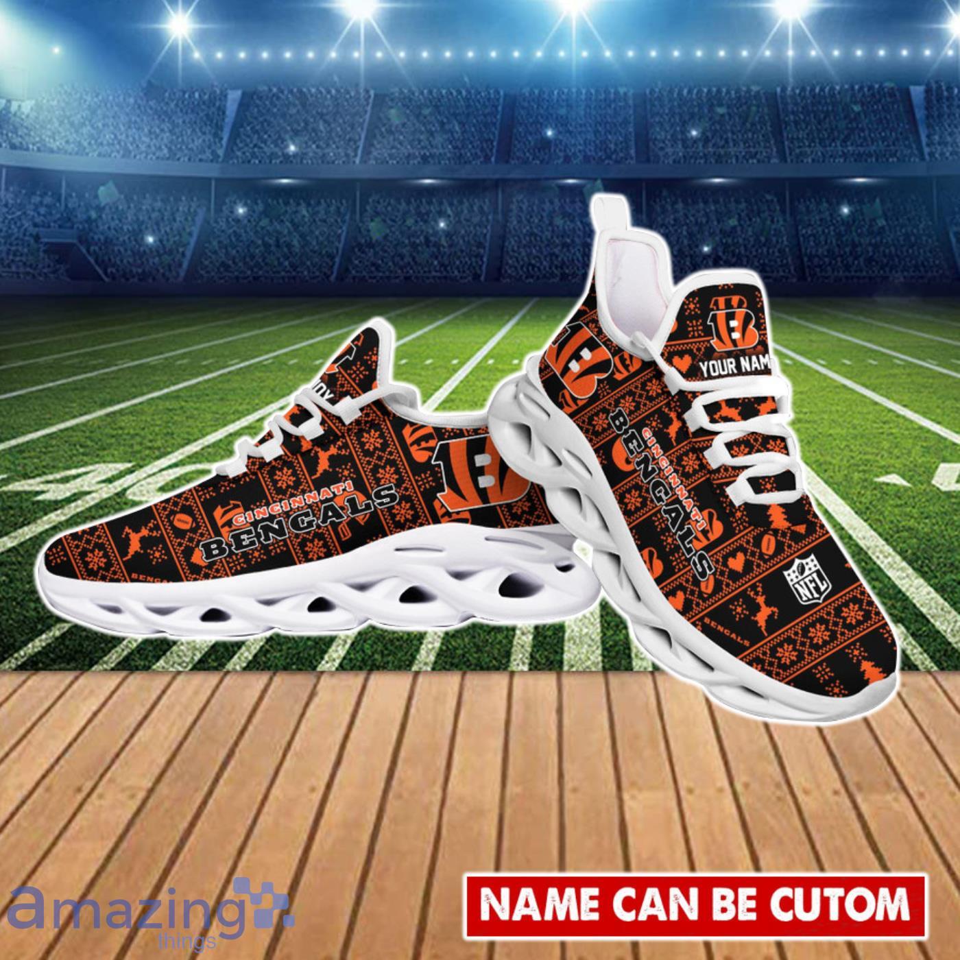 Cincinnati Bengals NFL Clunky Max Soul Shoes Custom Product Photo 2