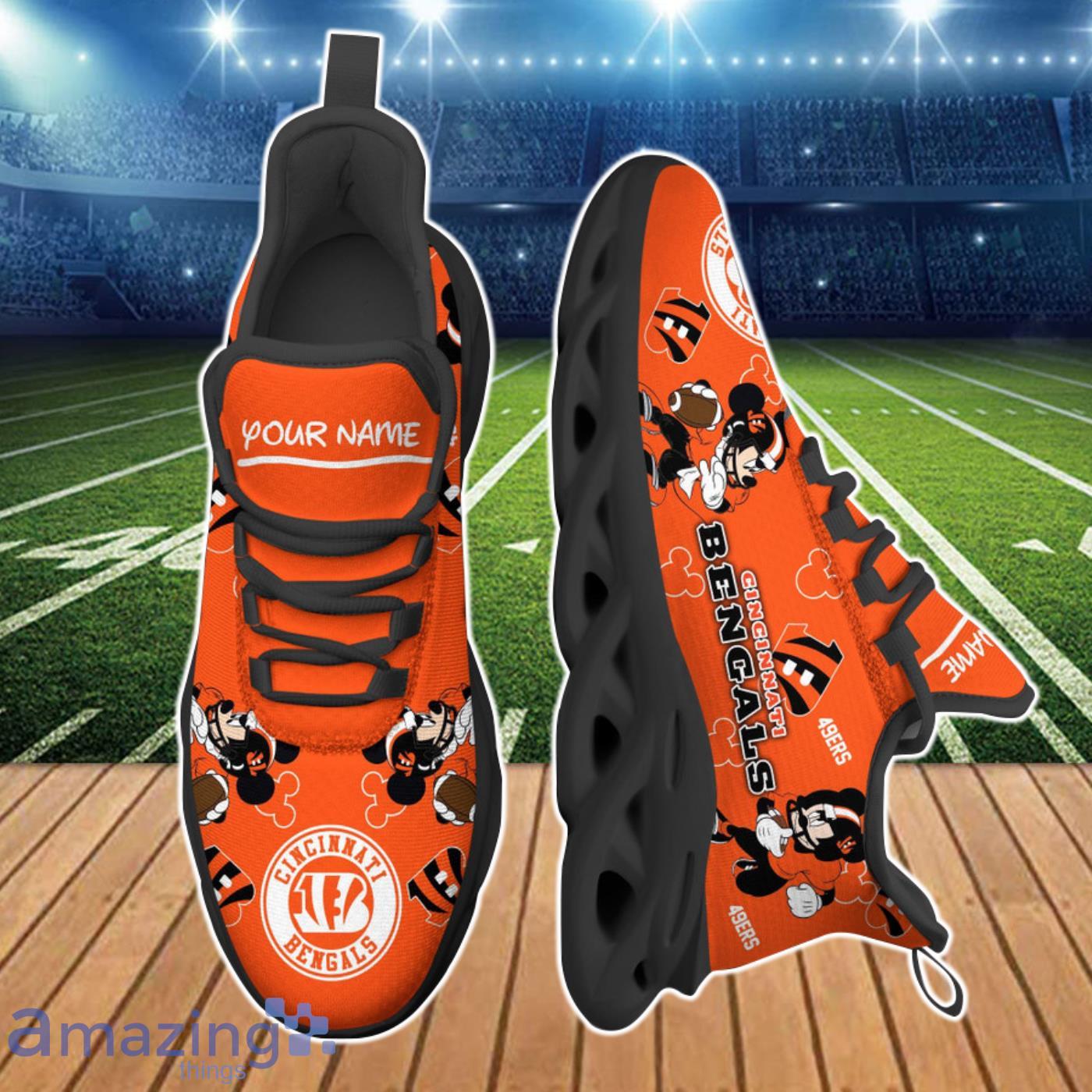 Cincinnati Bengals NFL Clunky Max Soul Shoes Custom Best Gift For Real Fans Product Photo 2