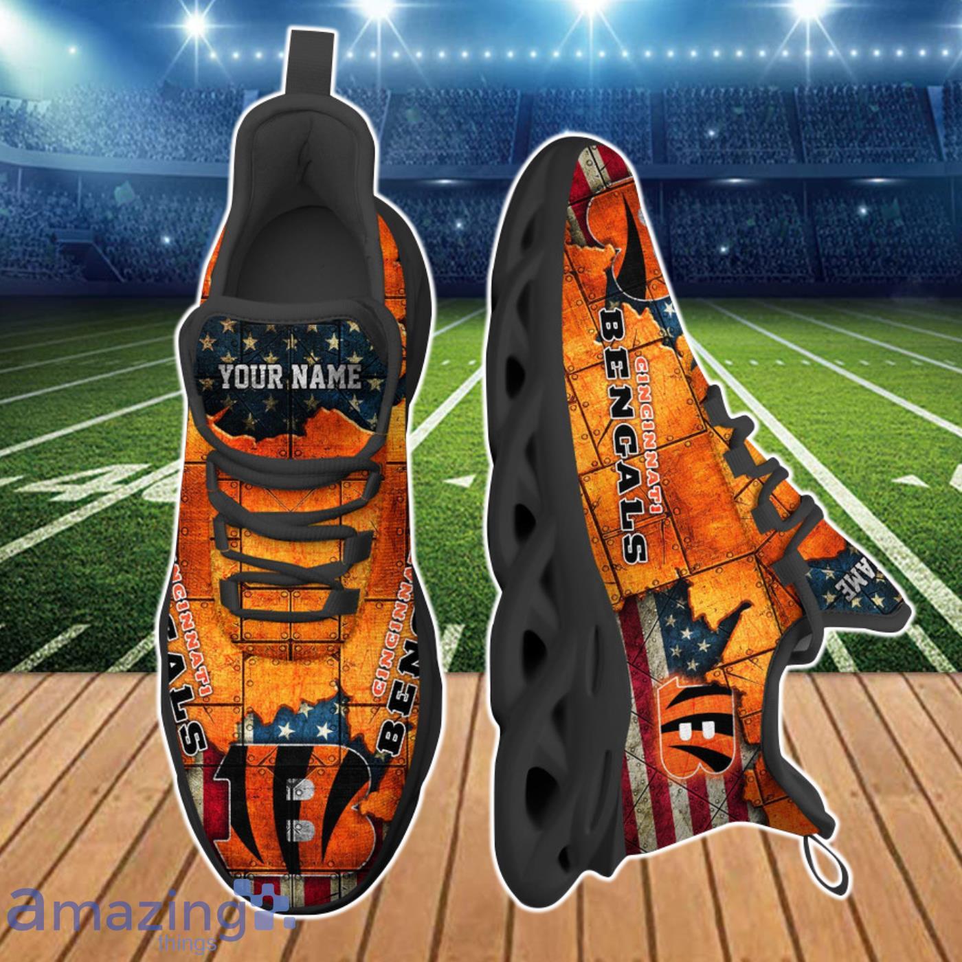 Cincinnati Bengals NFL Clunky Max Soul Shoes Custom  Gift For Real Fans Product Photo 2