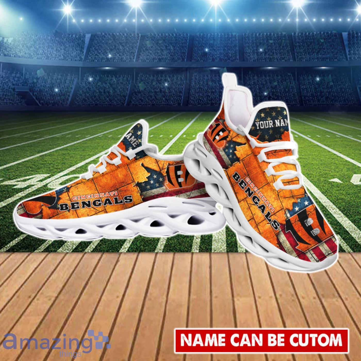 Cincinnati Bengals Personalized Name NFL Max Soul Shoes Men And Women For  Fans