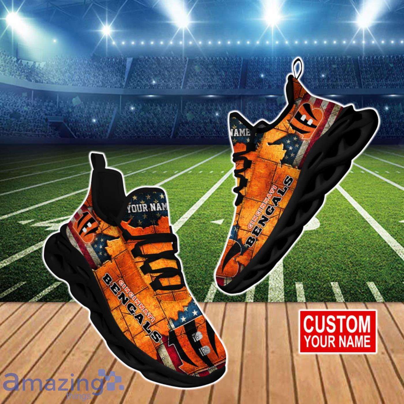 Cincinnati Bengals NFL Clunky Max Soul Shoes Custom  Gift For Real Fans Product Photo 1