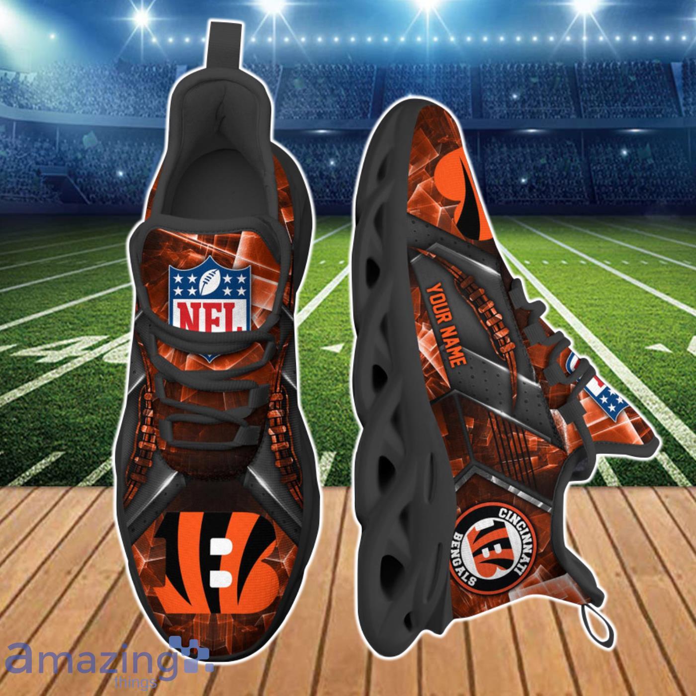 Cincinnati Bengals NFL Clunky Max Soul Shoes Custom Special Gift For True Fans image Cincinnati Bengals NFL Clunky Max Soul Shoes Custom Special Gift For True Fans Product Photo 2