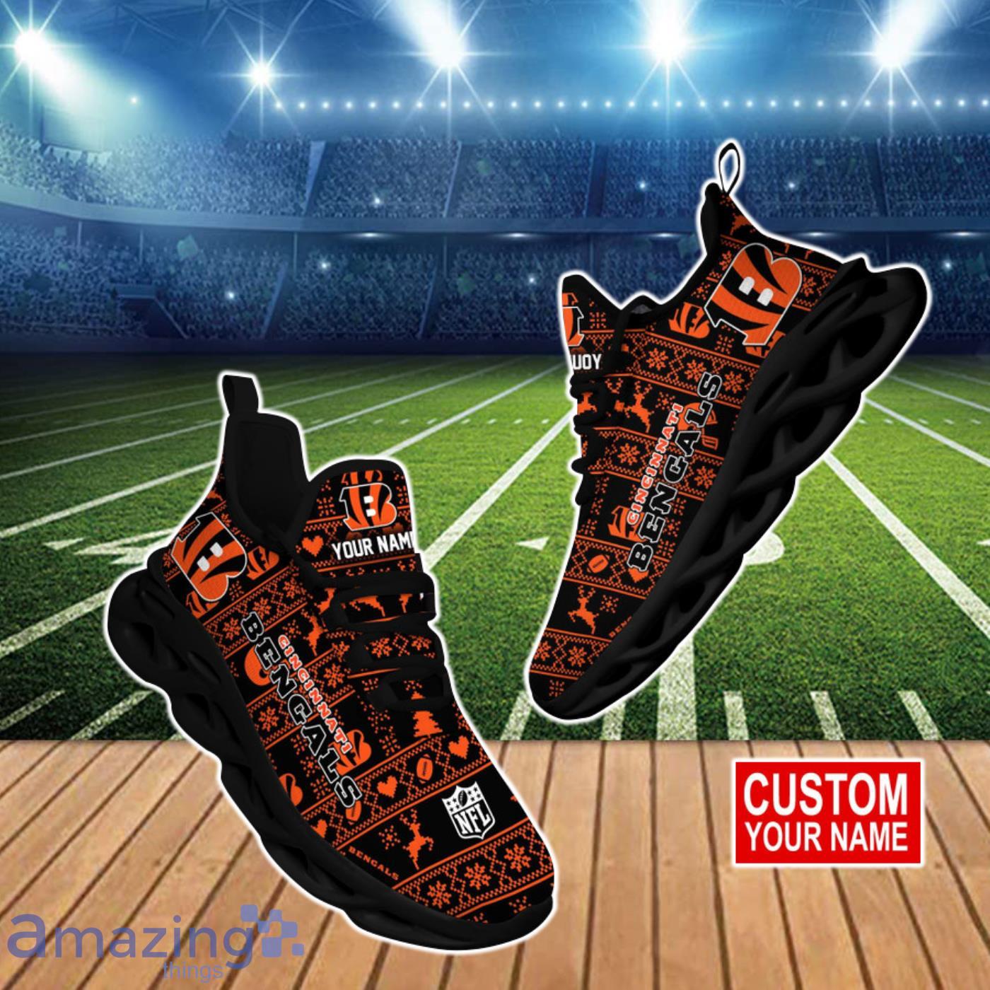 Cincinnati Bengals NFL Clunky Max Soul Shoes Custom Product Photo 1