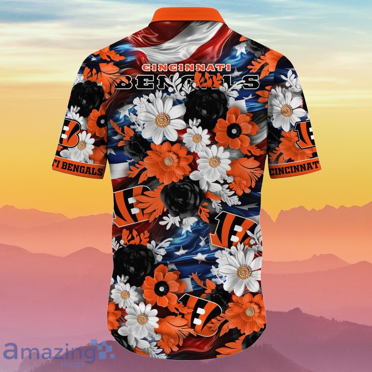 Cincinnati Bengals Nfl Hawaiian Shirt And Short - Freedomdesign