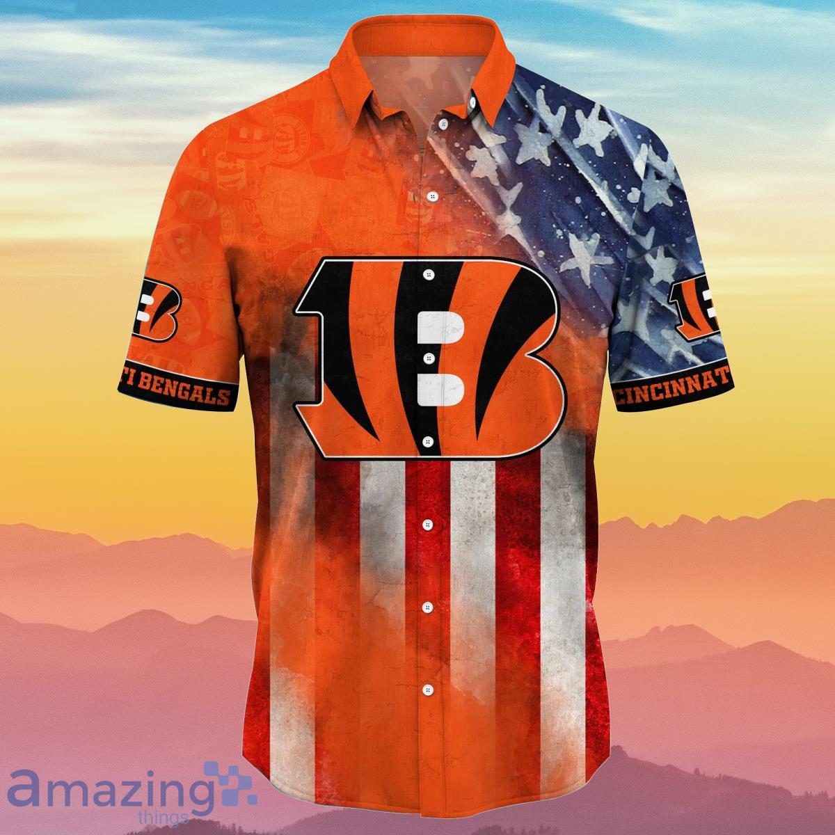 Cincinnati Bengals NFL Hawaiian Shirt 4th Of July Independence Day Unique  Gift For Men And Women