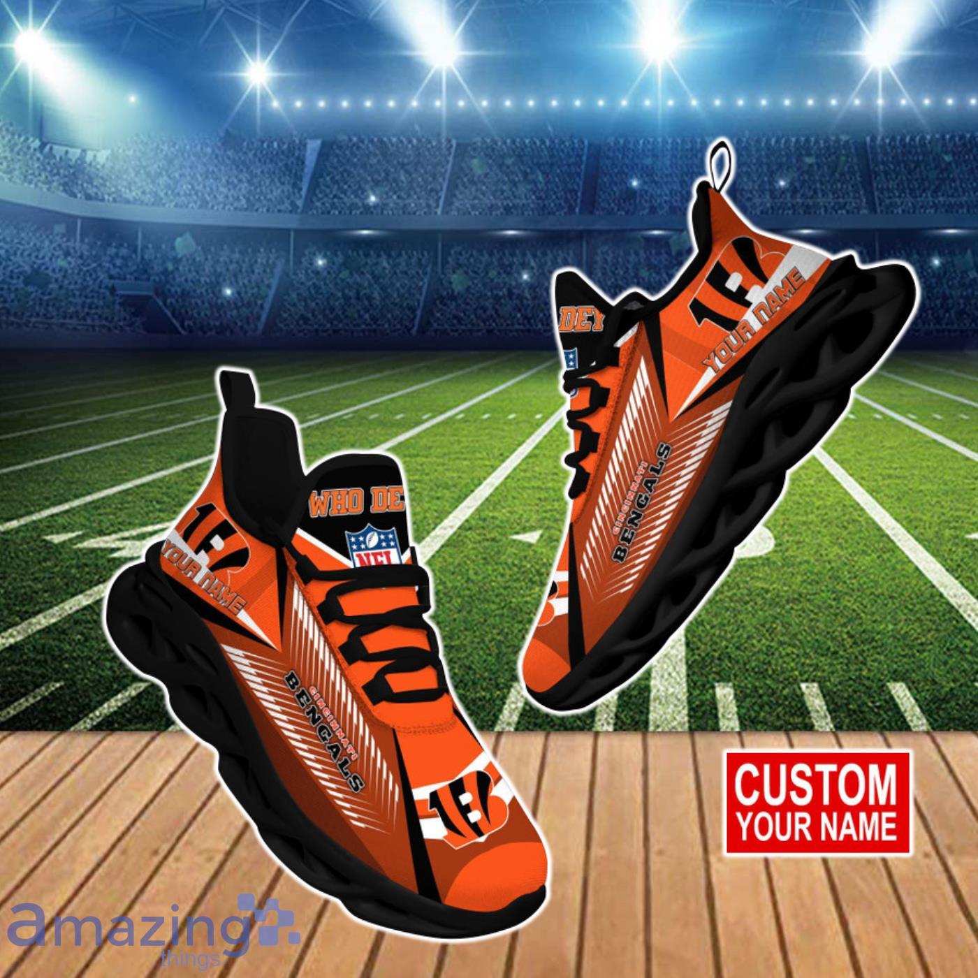 Cincinnati Bengals NFL Max Soul Shoes Custom Best Gift For Fans Product Photo 1