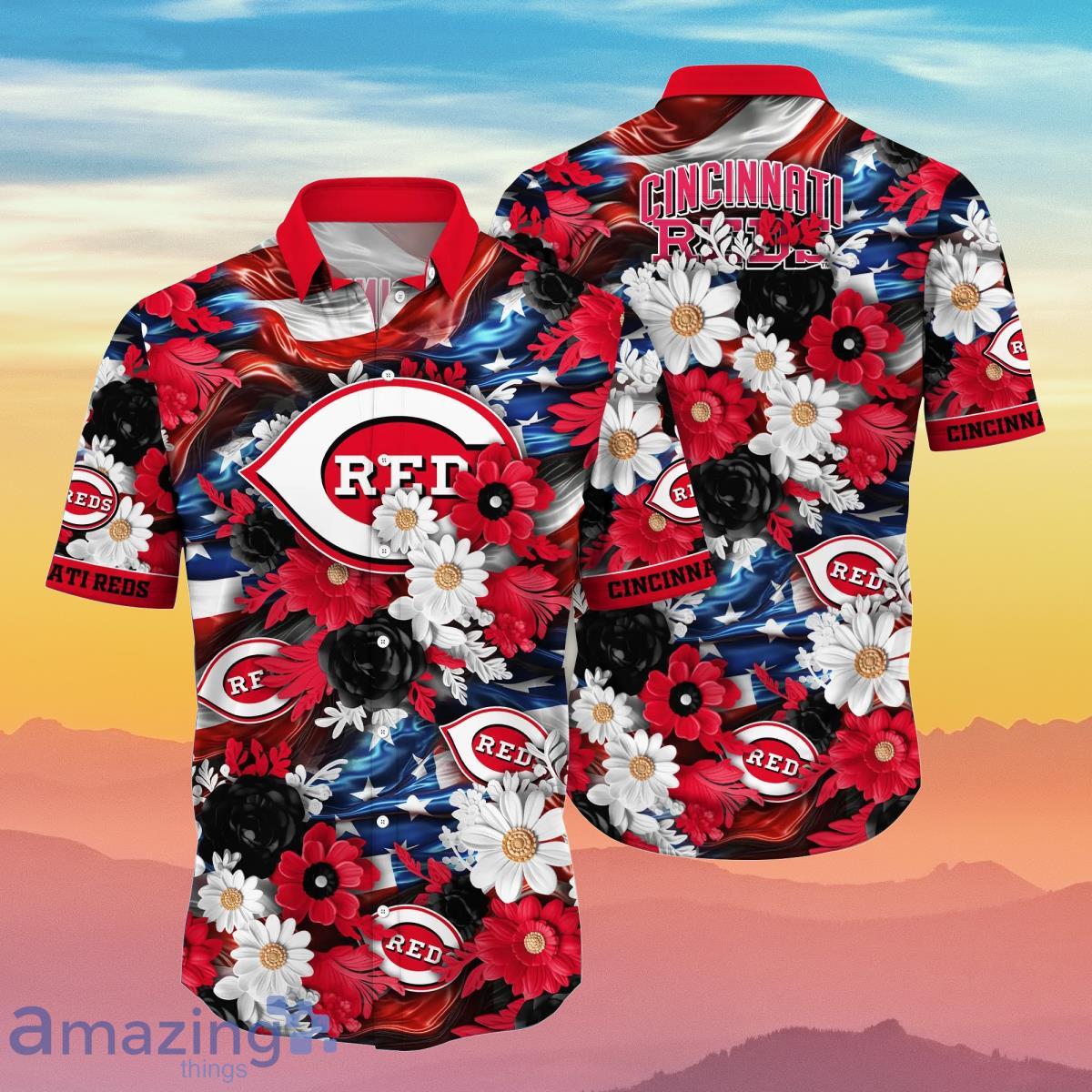 Cincinnati Reds MLB Hawaiian Shirt 4th Of July Independence Day