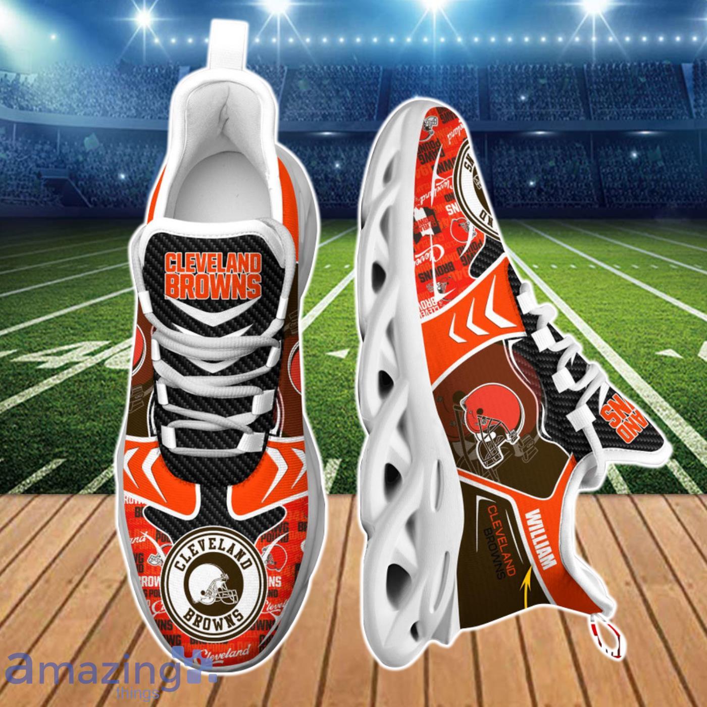 Cleveland Browns NFL Clunky Max Soul Shoes - Freedomdesign