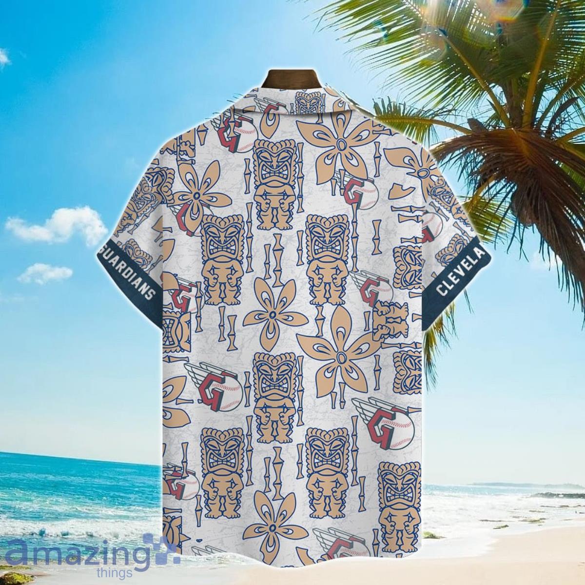 Cleveland Guardians Major League Baseball MLB 2023 AOP Hawaiian Shirt image Cleveland Guardians Major League Baseball MLB 2023 AOP Hawaiian Shirt Product Photo 3