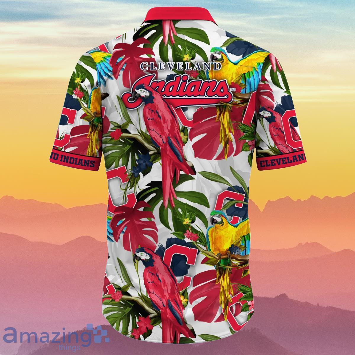 Cleveland Indians Hawaiian Style Shirt 