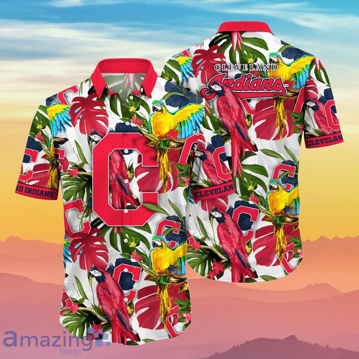 MLB Cleveland Indians Hawaiian Hawaiian Shirt Cleveland Indians Gift - T- shirts Low Price