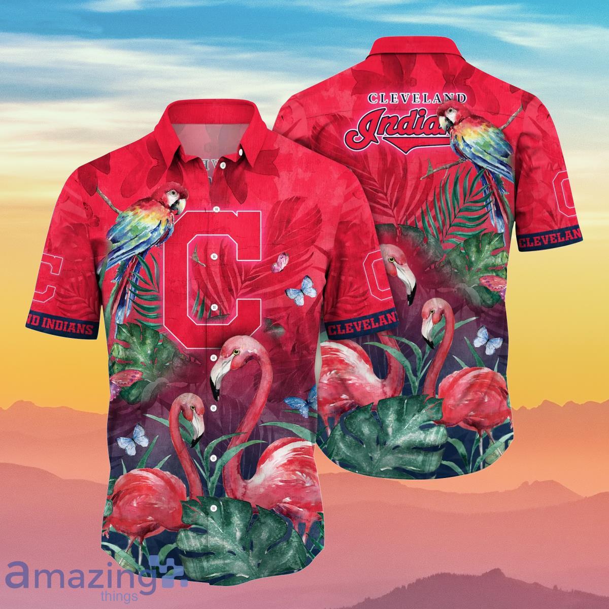 Cleveland Indians MLB Flower Hawaiian Shirt Ideal Gift For Fans Product Photo 1