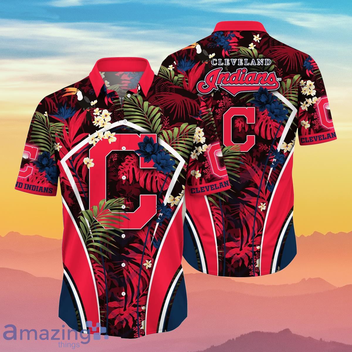 Cleveland Indians MLB Flower Hawaiian Shirt Impressive Gift For Fans Product Photo 1