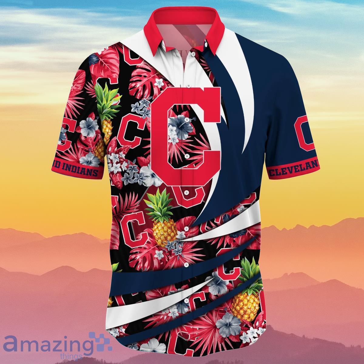 Cleveland Indians MLB Flower Hawaiian Shirt Impressive Gift For Fans -  Freedomdesign