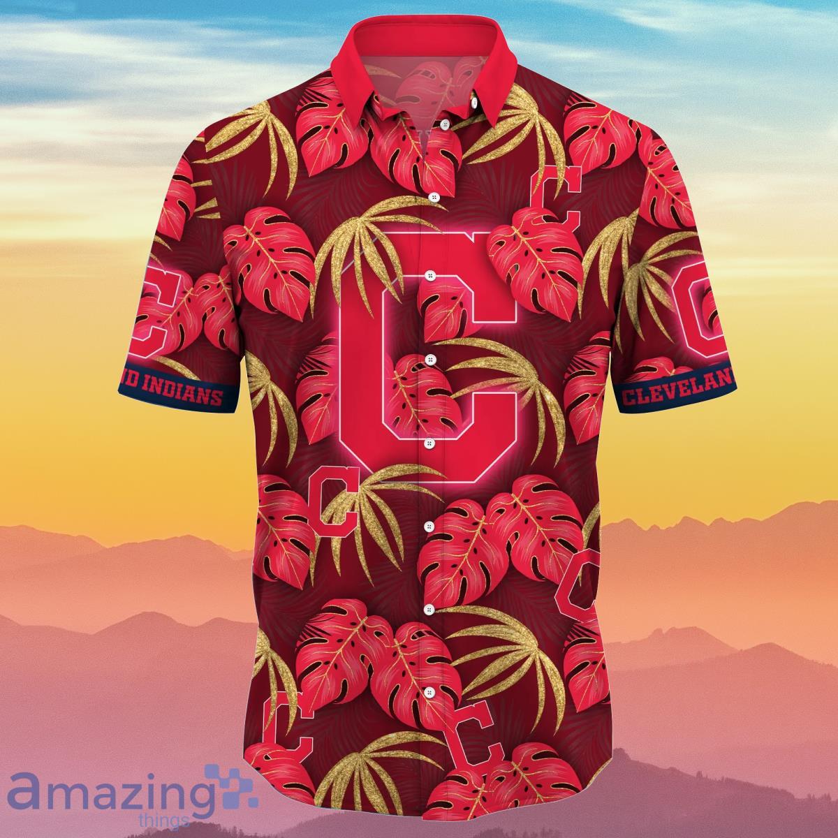 Cleveland Indians MLB Flower Hawaiian Shirt Special Gift For Real Fans