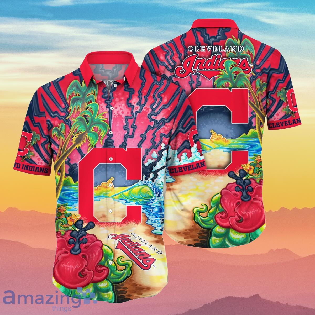 Cleveland Indians MLB Flower Hawaiian Shirt Summer Football Gift For True  Fans