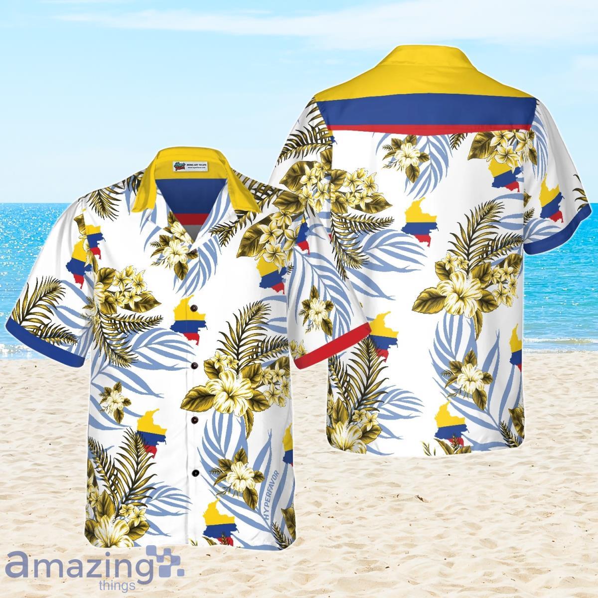 Colombia Proud Hawaiian Shirt Gift For Men And Women Product Photo 1