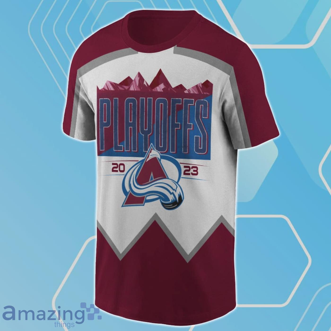 Colorado Avalanche Stanley Cup Playoffs 2023 Print 3D Polo Shirt