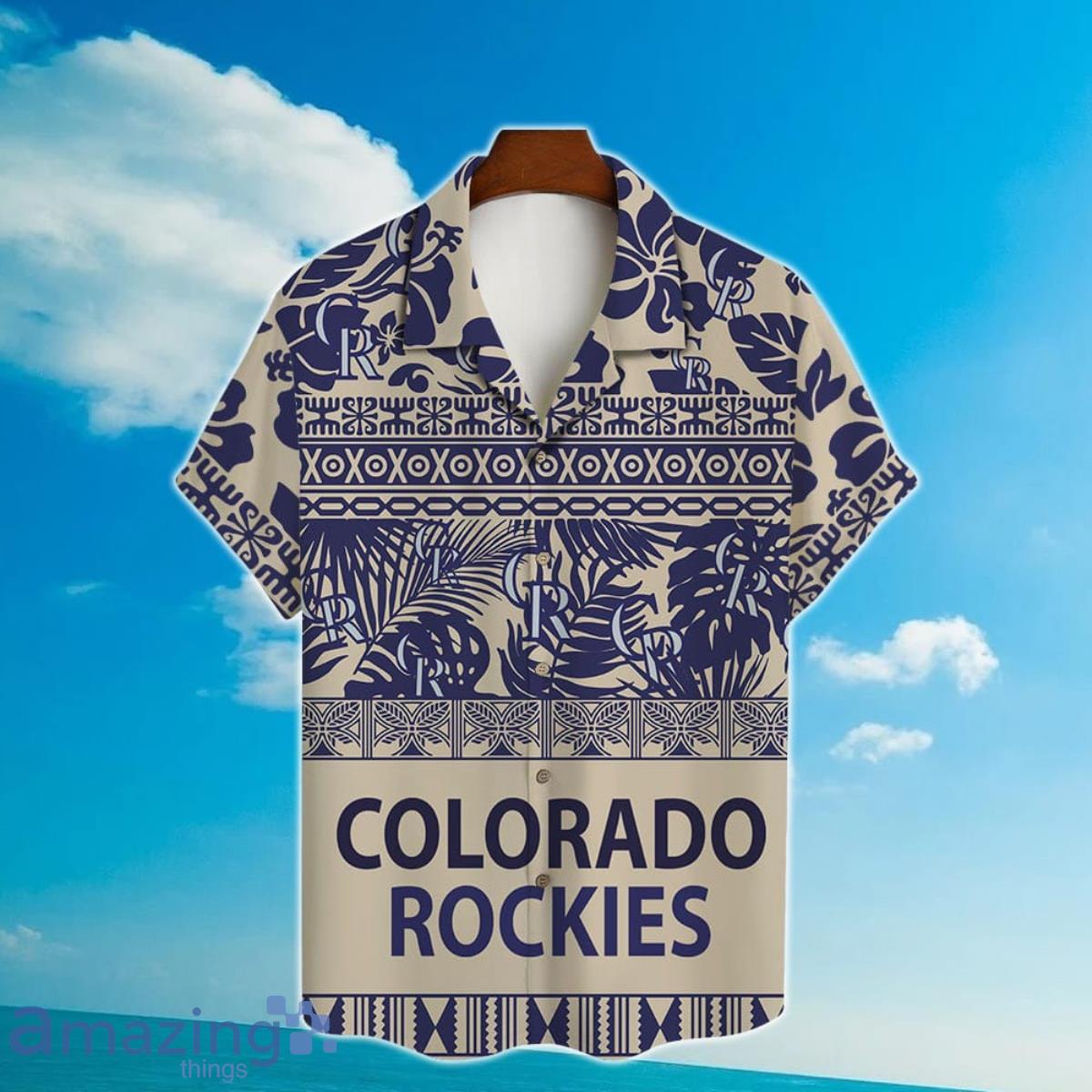 Colorado Rockies Major League Baseball MLB 2023 AOP Hawaiian Shirt Product Photo 2