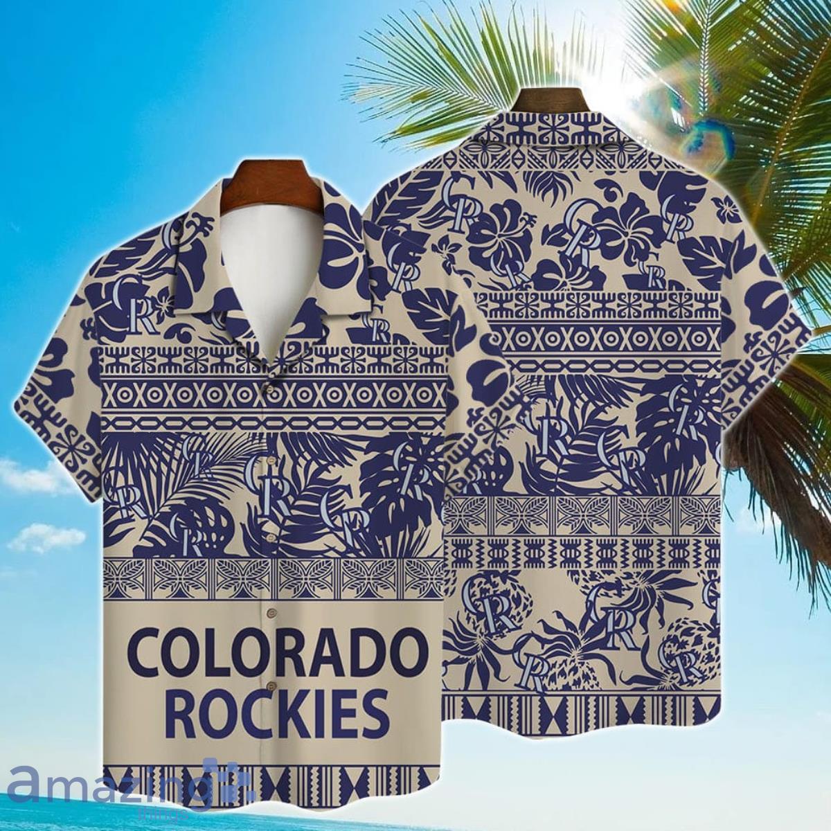 Colorado Rockies Major League Baseball MLB 2023 AOP Hawaiian Shirt Product Photo 1