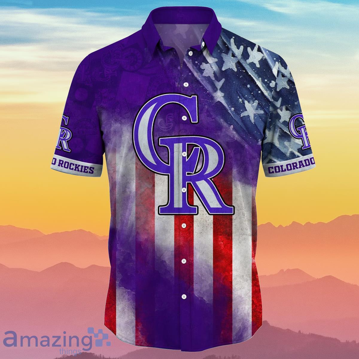 Colorado Rockies MLB Hawaiian Shirt 4th Of July Independence Day Best Gift For Men And Women Fans Product Photo 2