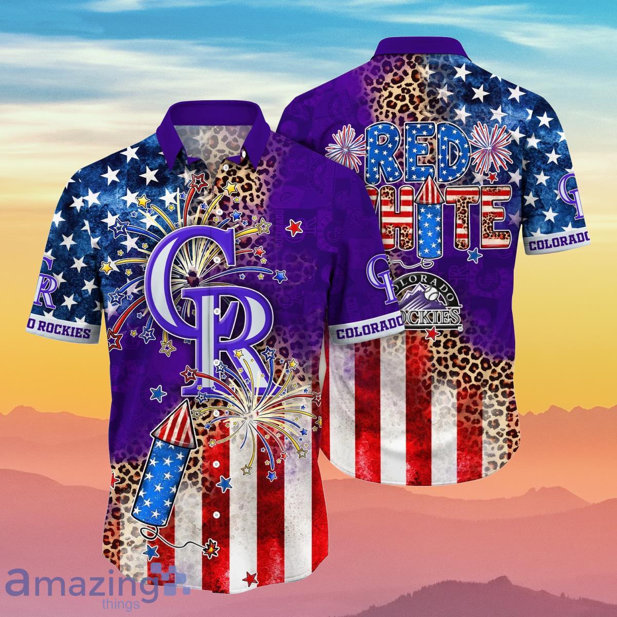 Colorado Rockies MLB Hawaiian Shirt 4th Of July Independence Day Ideal Gift For Men And Women Fans Product Photo 1