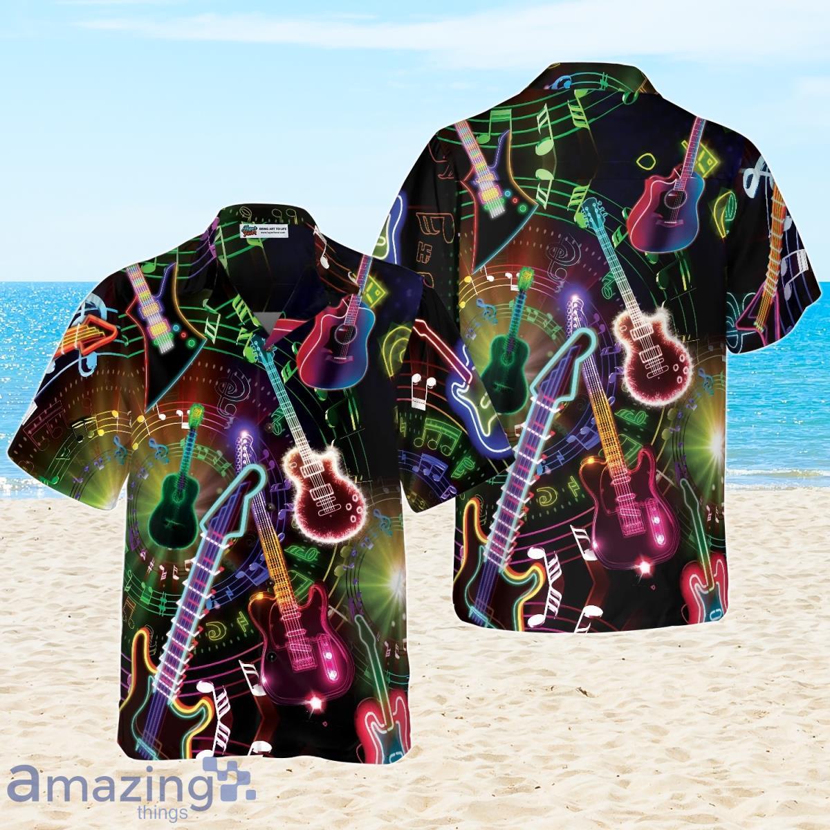 Colorful Guitars Hawaiian Shirt Gift For Men And Women Product Photo 1 Colorful Guitars Hawaiian Shirt Gift For Men And Women Product Photo 1