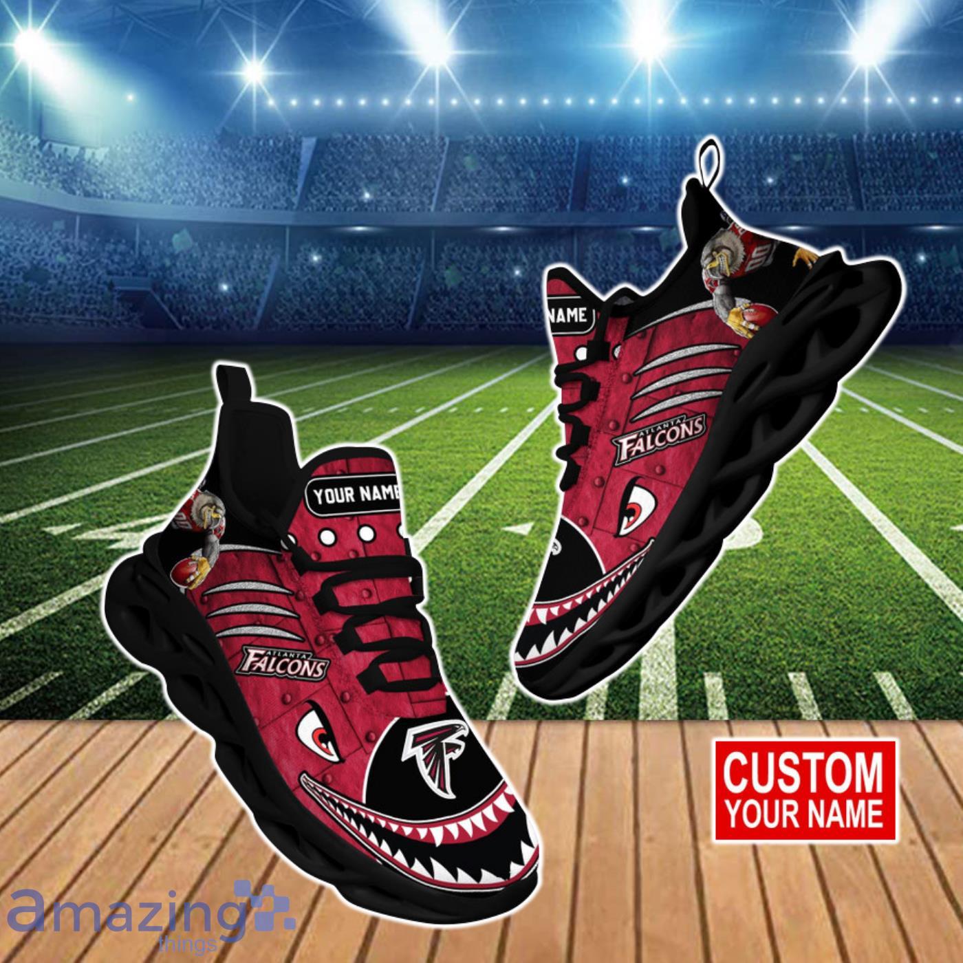 Customize and Conquer Personalized Atlanta Falcons NFL Max Soul Shoes Product Photo 1