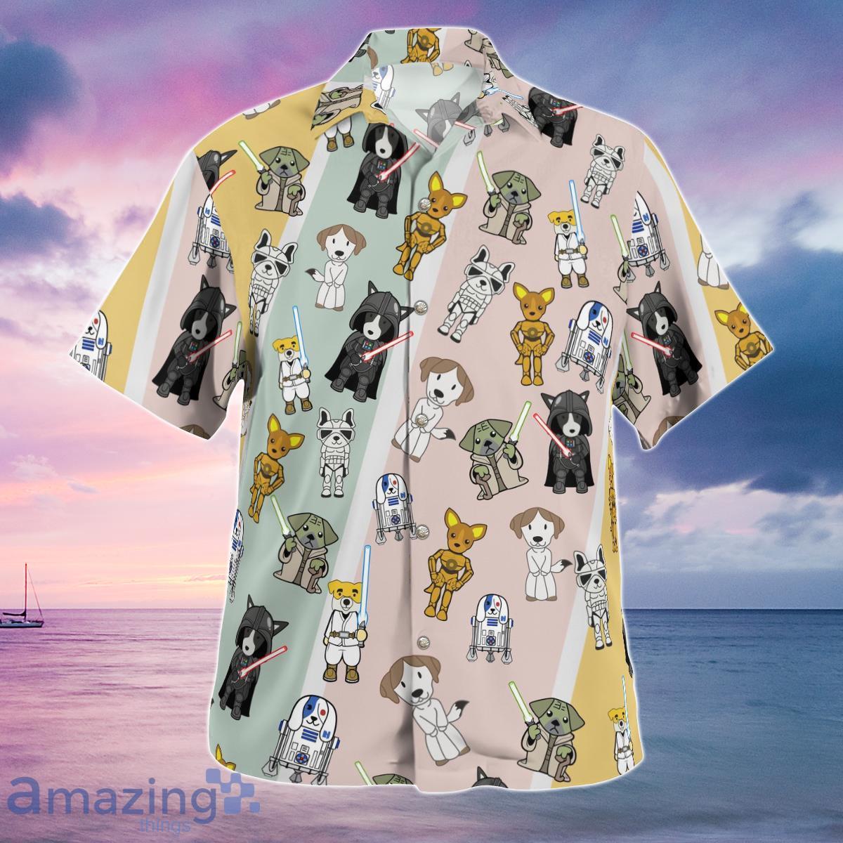 Cute Star Dogs Hawaiian Shirt Best Gift For Men And Women Product Photo 1