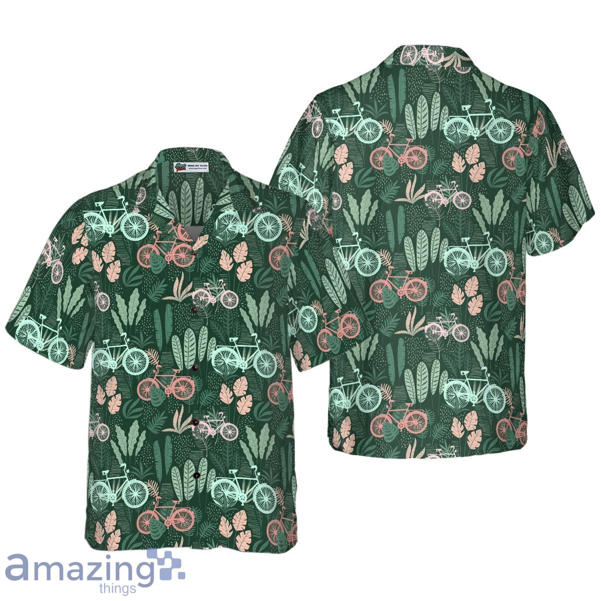 Cycling Tropical Hawaiian Shirt Inspired Gift For Men And Women Product Photo 1