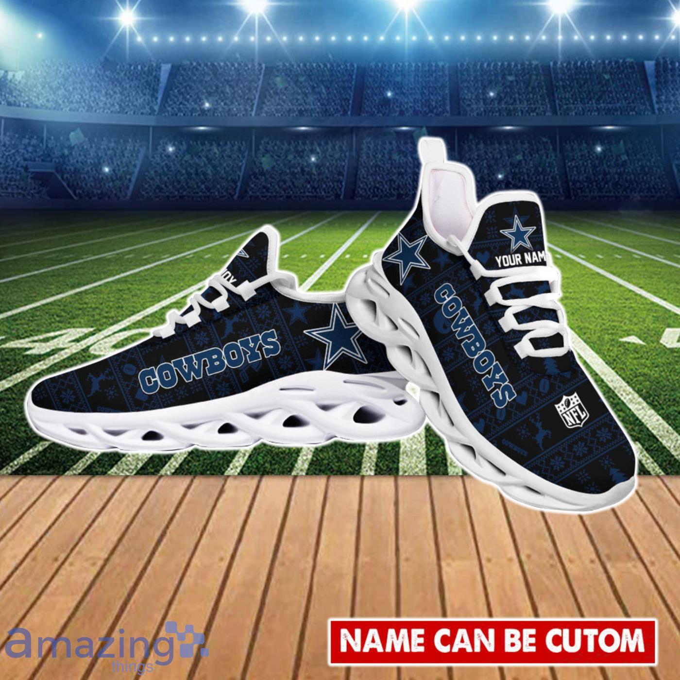 Dallas Cowboys NFL Clunky Max Soul Shoes Custom image Dallas Cowboys NFL Clunky Max Soul Shoes Custom Product Photo 3