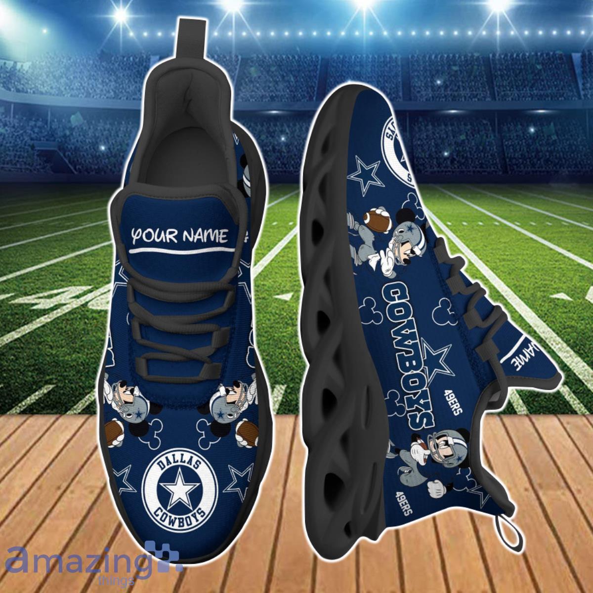 Dallas Cowboys Personalized Max Soul Shoes Special Gift For Men And Women  Fans