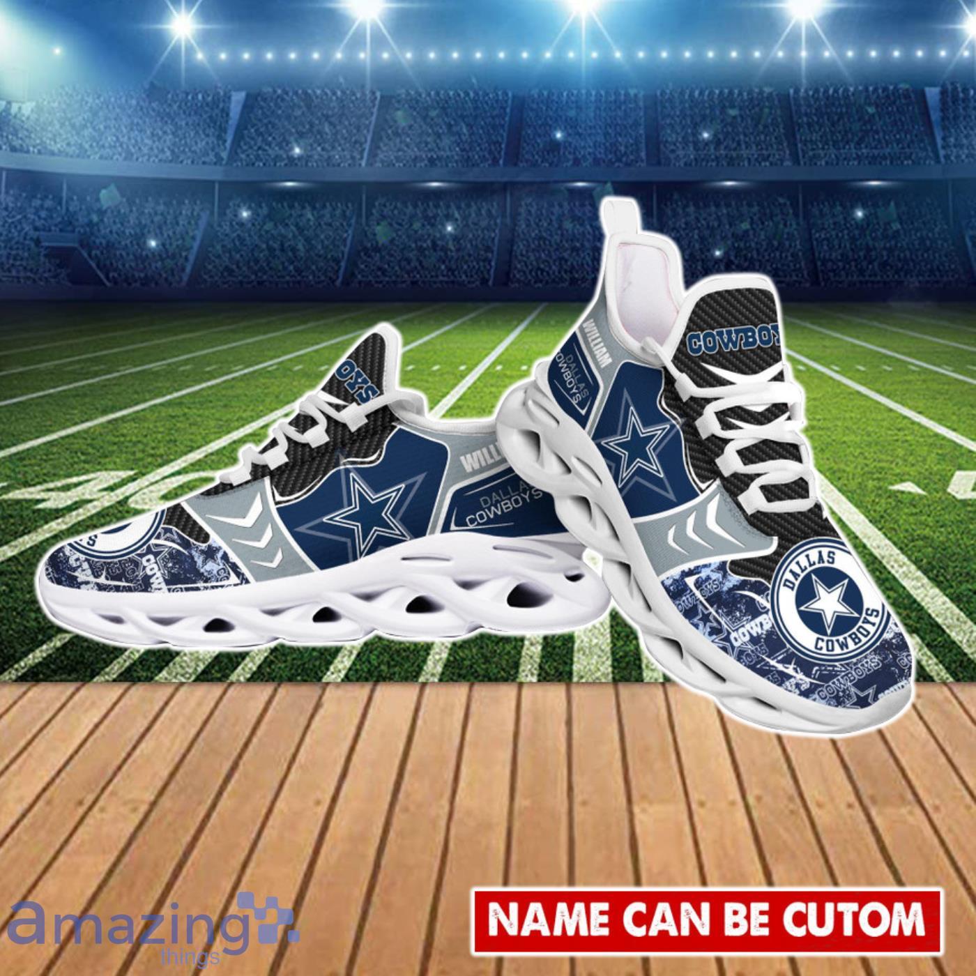 Dallas Cowboys Authentic NFL Women's Lace Up Navy Mesh Game Day