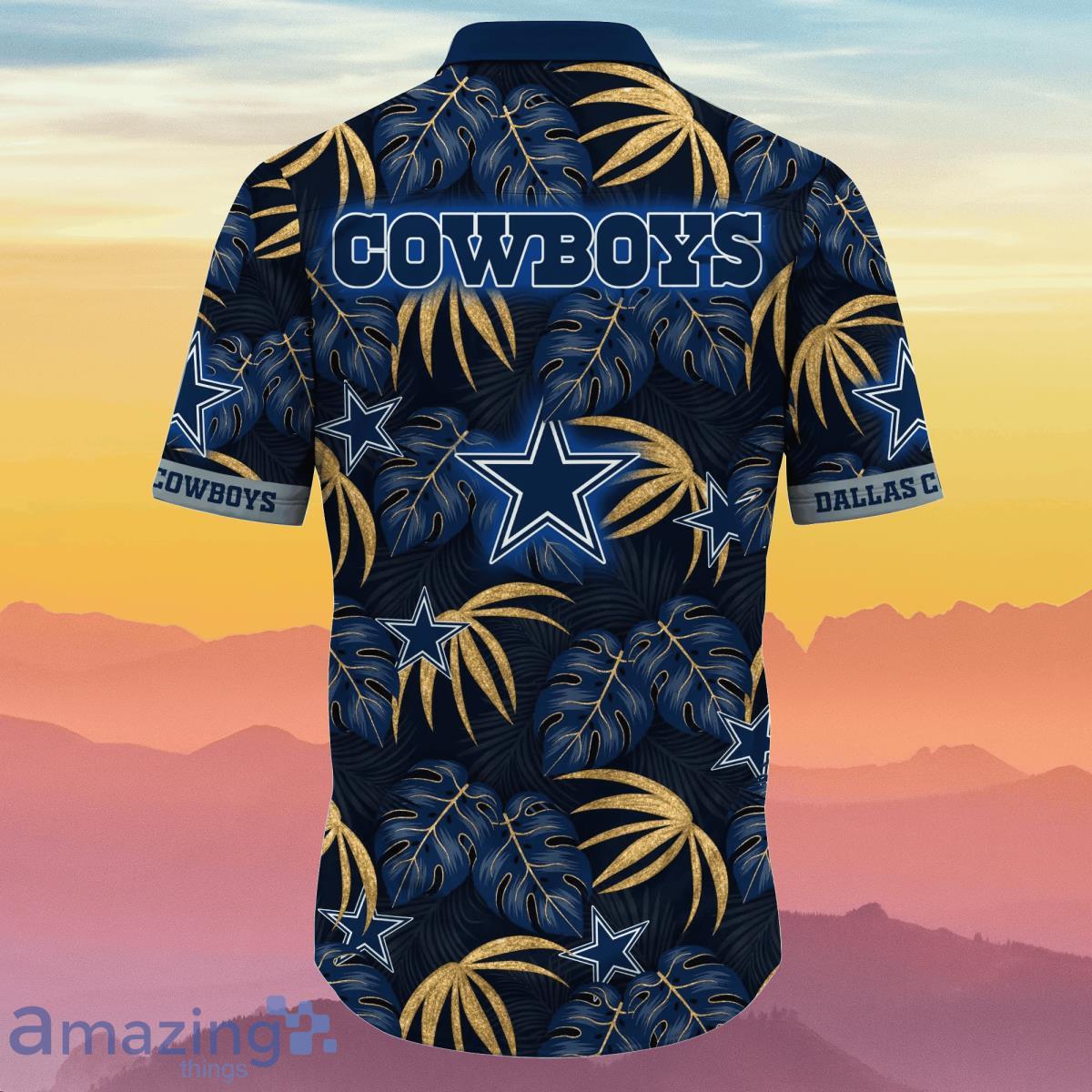 Dallas Cowboys NFL Flower Hawaiian Shirt Special Gift For Real Fans image Dallas Cowboys NFL Flower Hawaiian Shirt Special Gift For Real Fans Product Photo 3