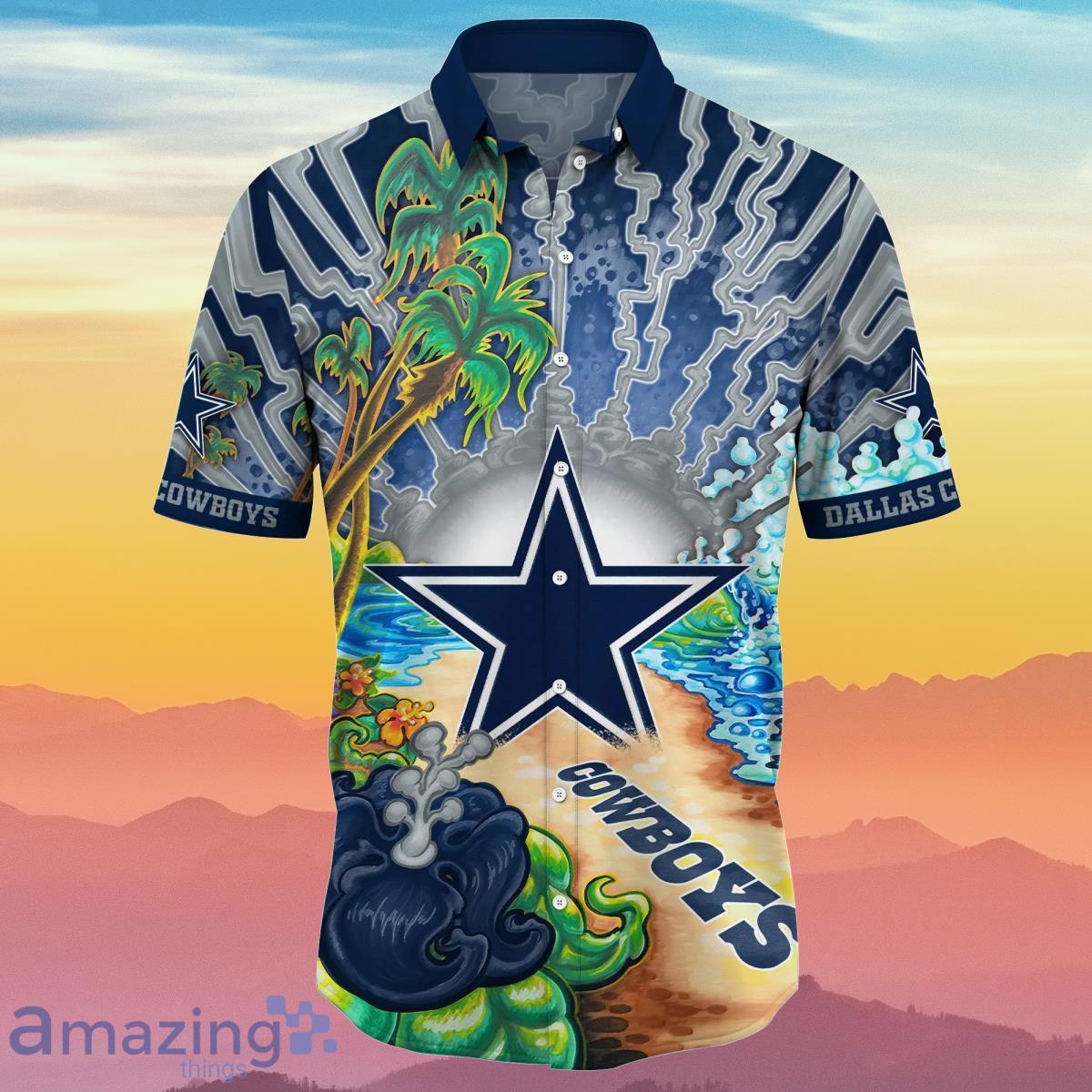 Personalized Name Dallas Cowboys NFL Luxury Flower Summer Football