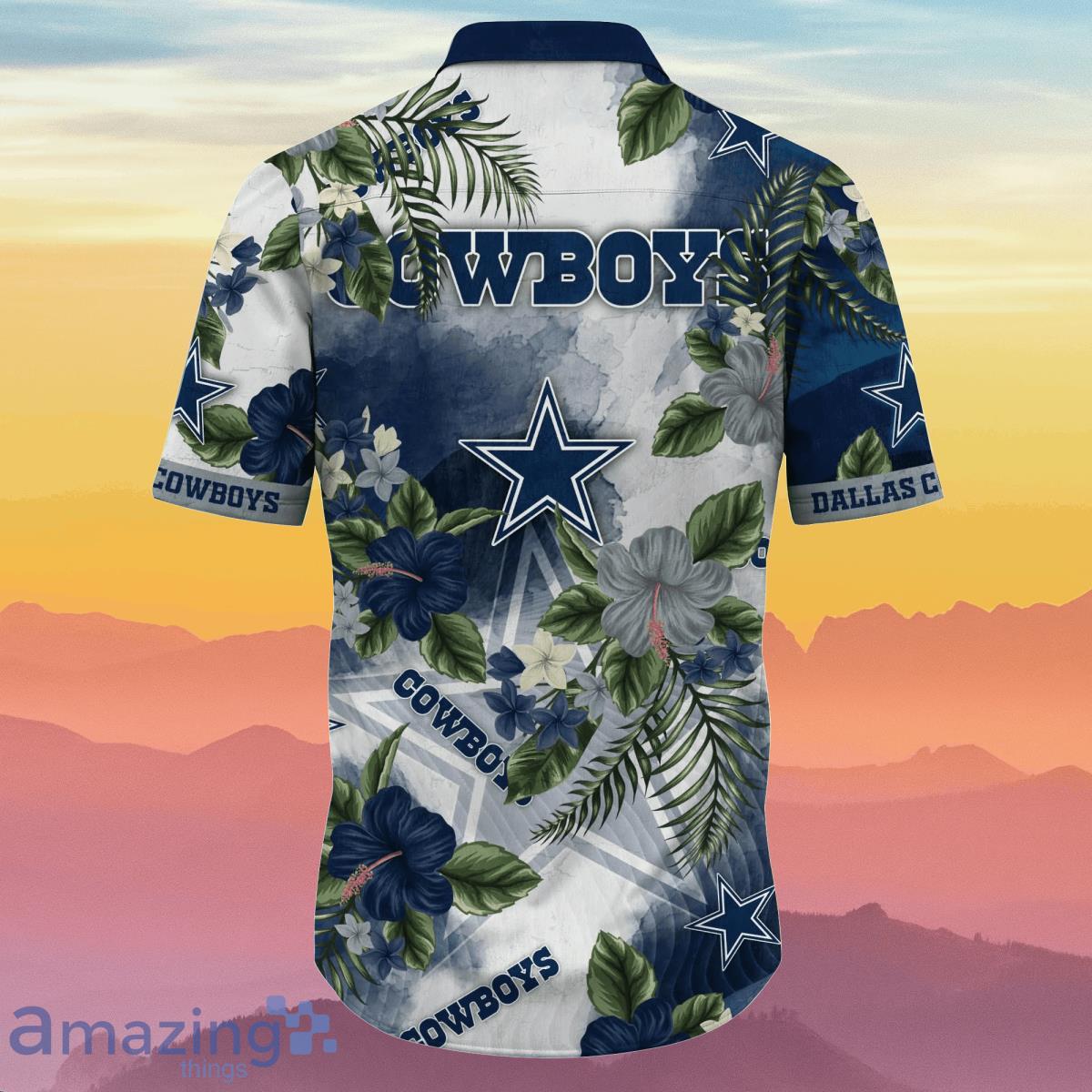 20% OFF Dallas Cowboys Hawaiian Shirt Tropical Flower Short Sleeve – 4 Fan  Shop