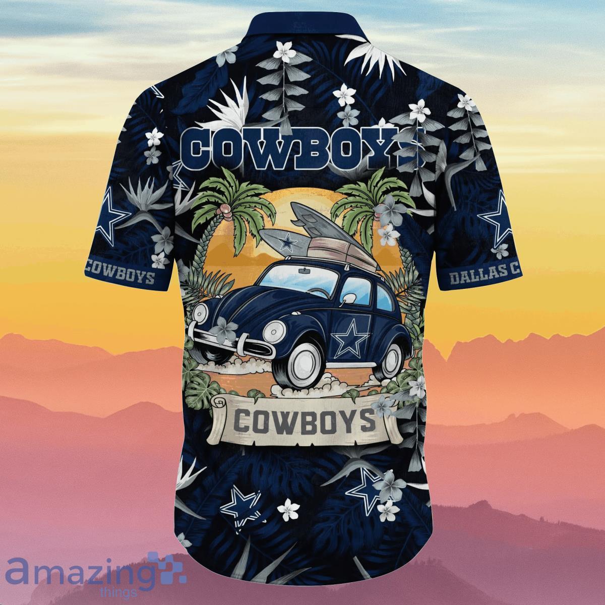 Dallas Cowboy Hawaiian Shirt Cowboys Floral Custom Hawaiian Shirts