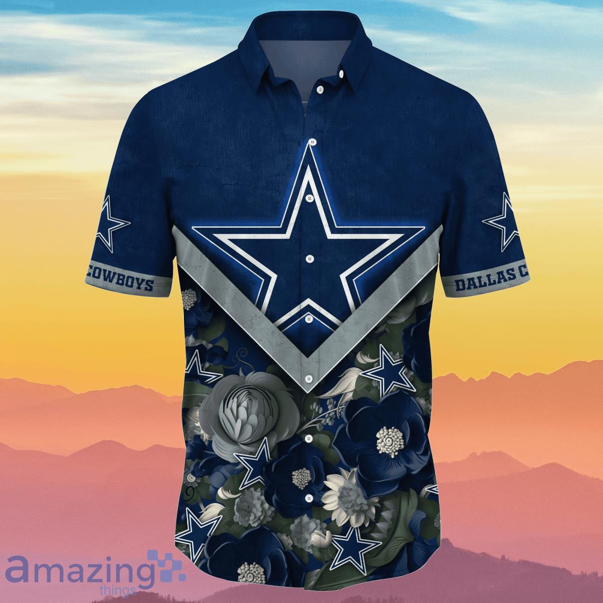 Dallas Cowboys Button Up Shirt Mens Dallas Cowboys Hawaiian Shirt