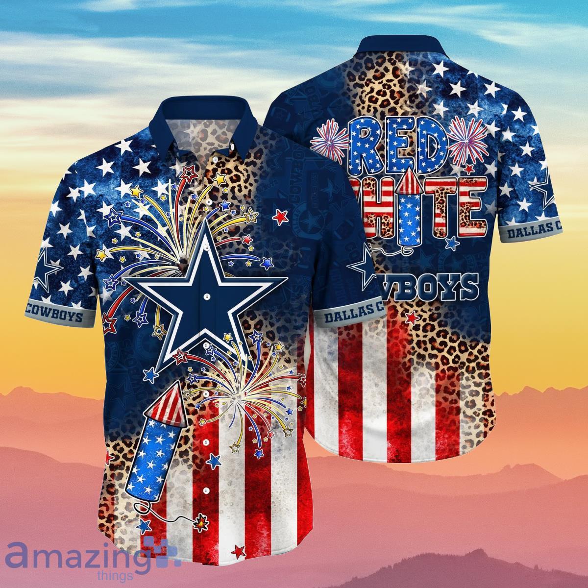 Dallas Cowboys NFL Men's Hawaiian Shirt Hawaii Shirt