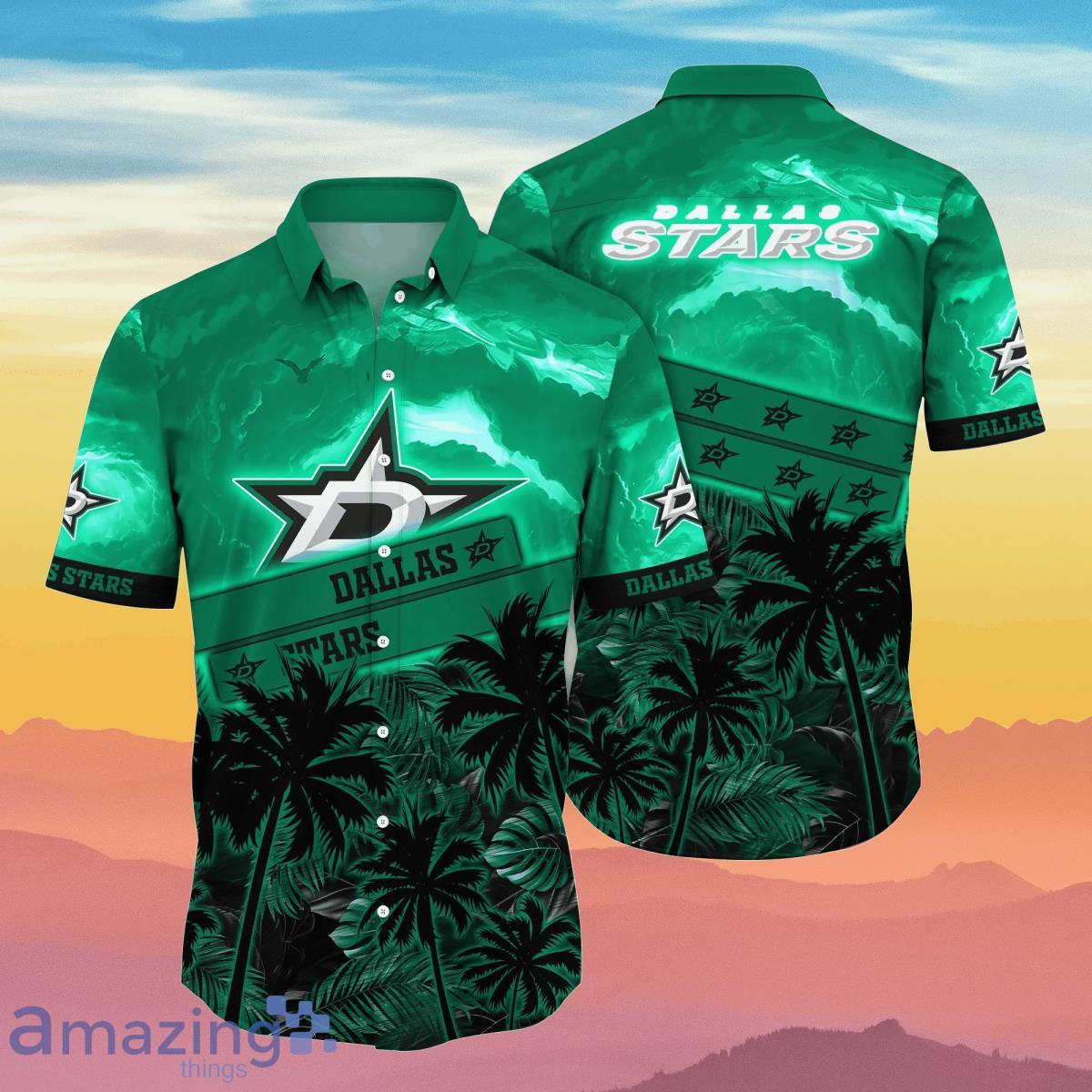 Dallas Stars NHL Flower Hawaiian Shirt Ideal Gift For Real Fans Product Photo 1 Dallas Stars NHL Flower Hawaiian Shirt Ideal Gift For Real Fans Product Photo 1