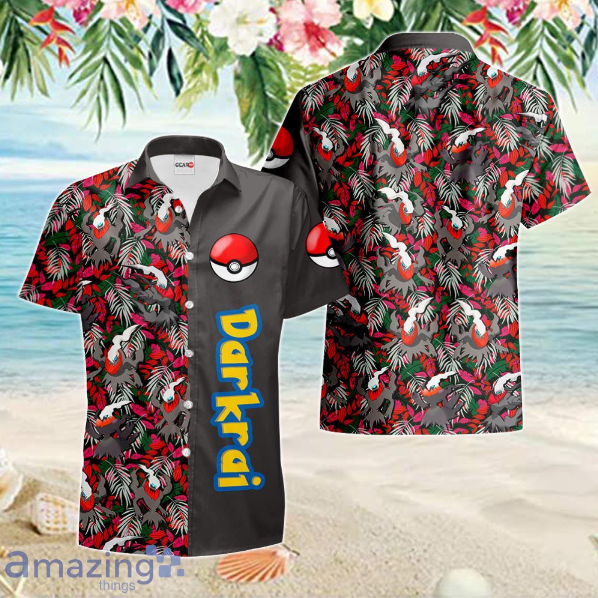 Darkrai Hawaiian Shirt Anime Merch Clothes Unique Gift For Men Women Fans Product Photo 1