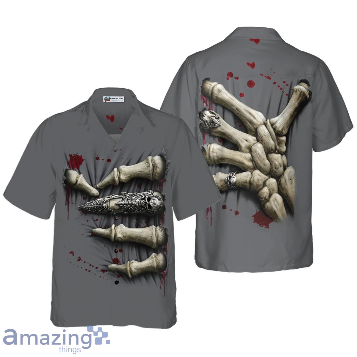 Death Hand Halloween Hawaiian Shirt Special Gift For Men And Women Product Photo 1