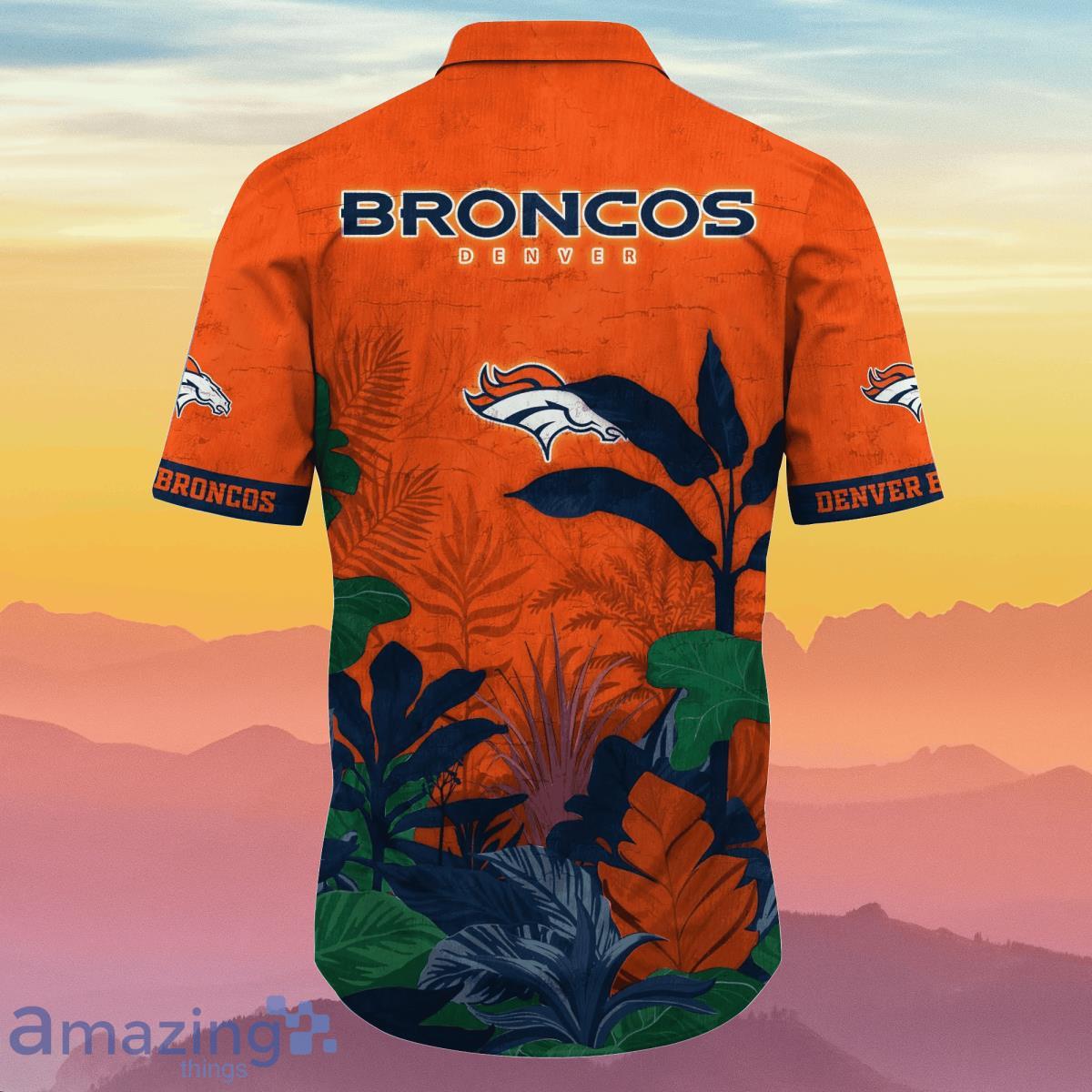 NFL Teams Football Denver Broncos Hawaiian Shirt, Custom Name Summer Flower  Hawaii Shirt And Tshirt - Family Gift Ideas That Everyone Will Enjoy