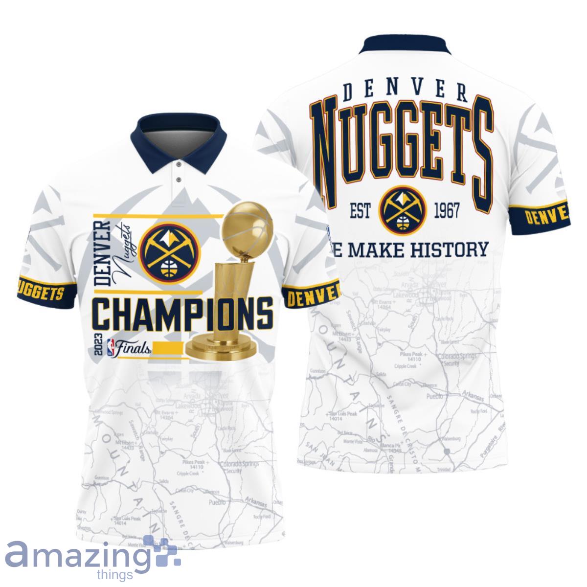 Denver Nuggets 1st NBA Champions 3D Men's Polo Shirt Product Photo 1