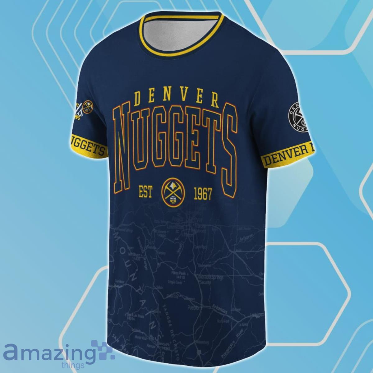 Denver Nuggets - National Basketball Association 2023 AOP Shirt For Real Fans Product Photo 2