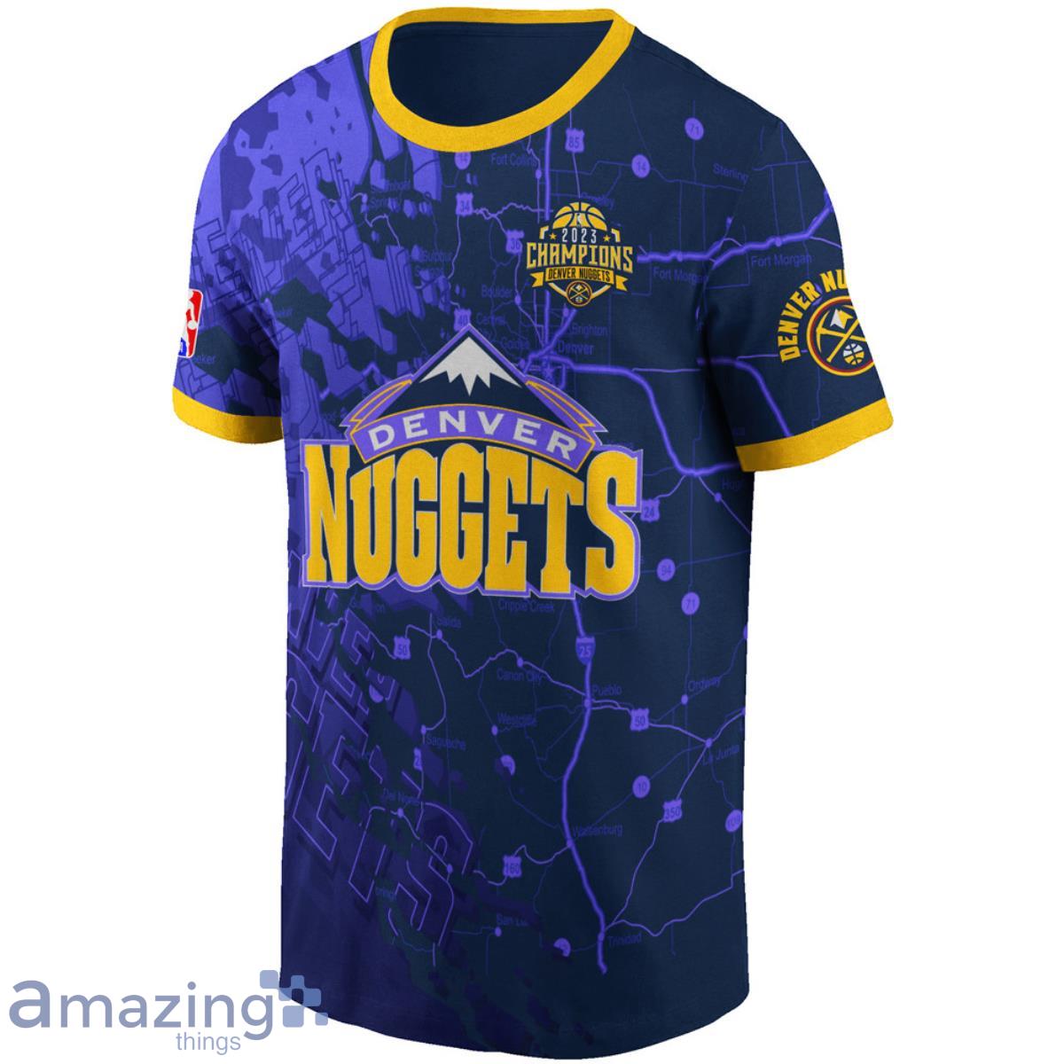 Denver Nuggets The NBA Finals Champions 2023 Print 3D Shirt For True Fans image Denver Nuggets The NBA Finals Champions 2023 Print 3D Shirt For True Fans Product Photo 2